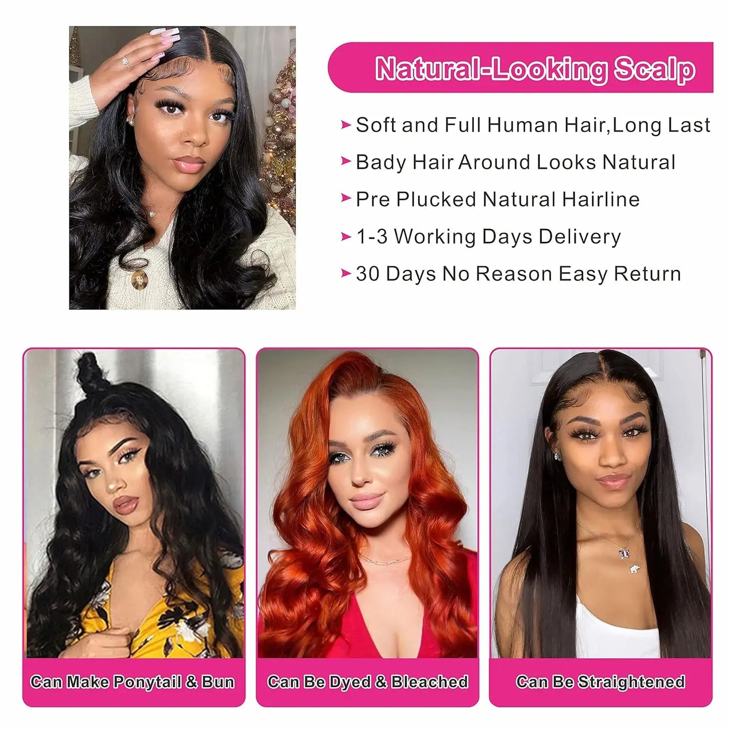 30 40 Inch Body Wave Human Hair Wigs 13x6 Hd Lace Front Wig human hair 13x4 360 Lace Frontal Wigs 4x4 Lace Closure Wig For Women