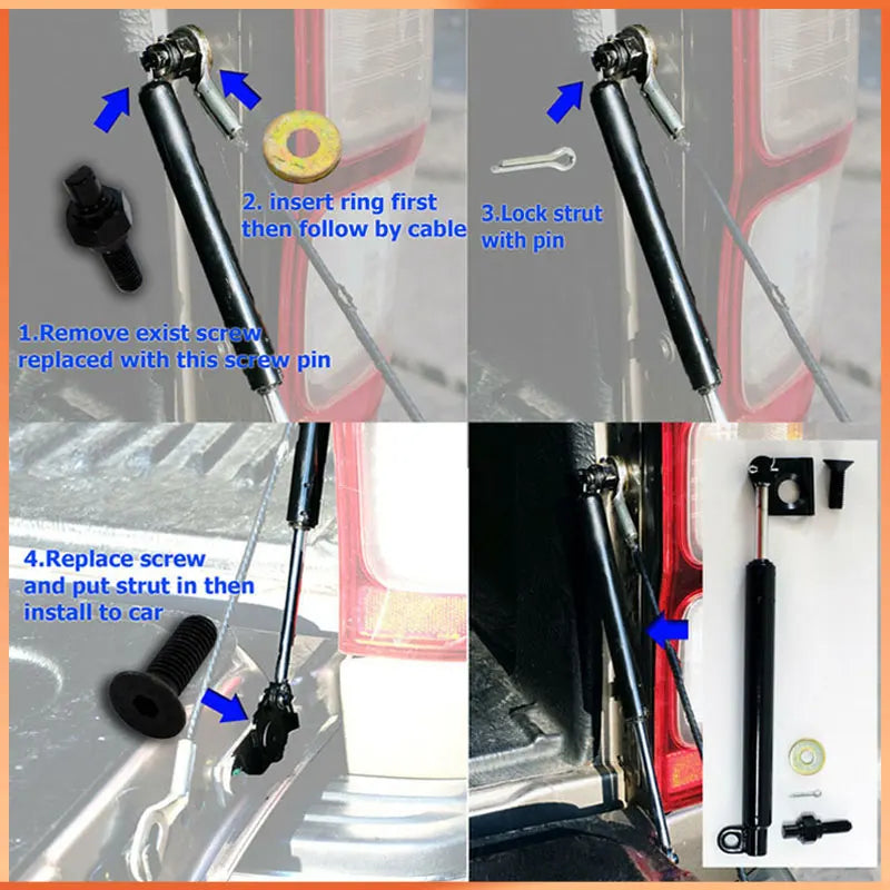 2015-2022 Tailgate Lift Support For Nissan Navara Np300 D23 Frontier 2016 2017 2018 2019 2020 Accessories Gas Damper Spring Bar
