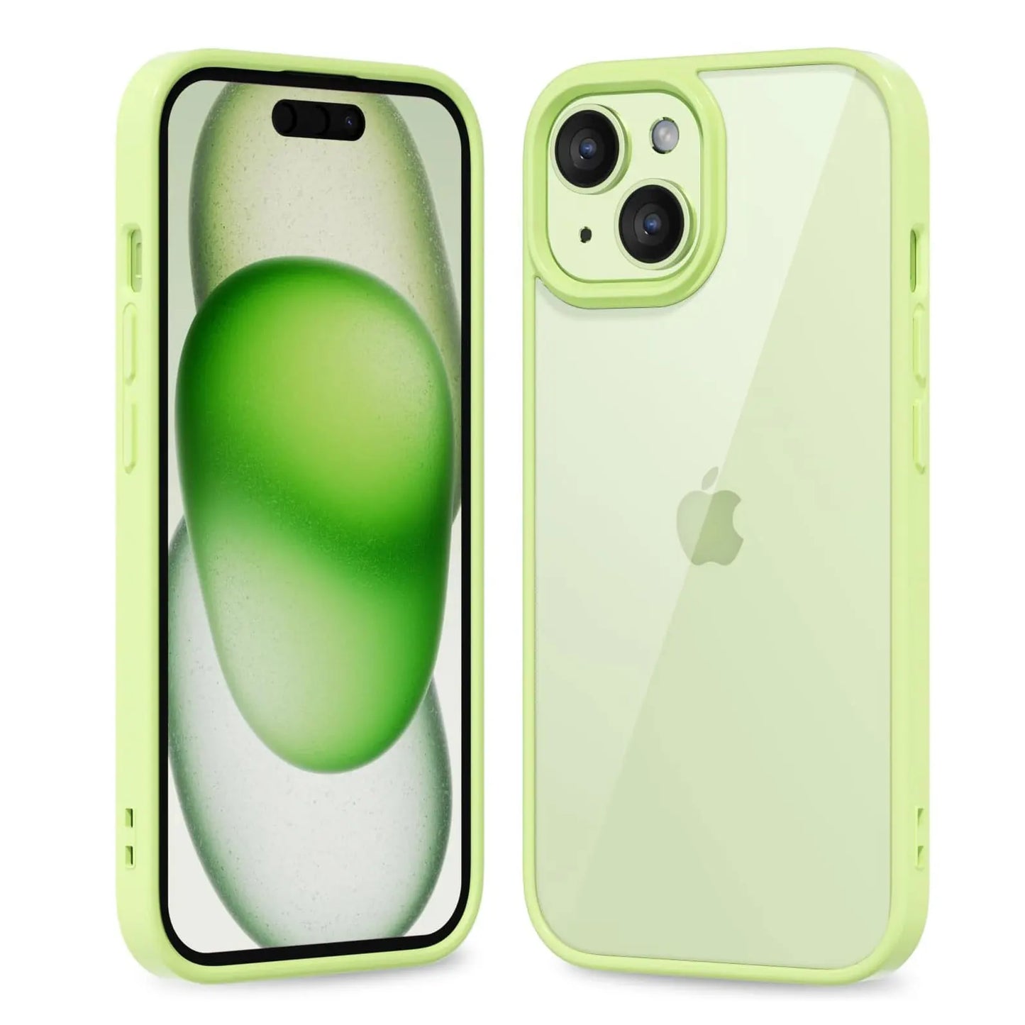 Colour Back Transparent Shockproof Phone Case for iPhone 16 15 14 13 12 11 Pro Max 7 8 Plus XR Xs 12 Mini Silicone Bumper Cover