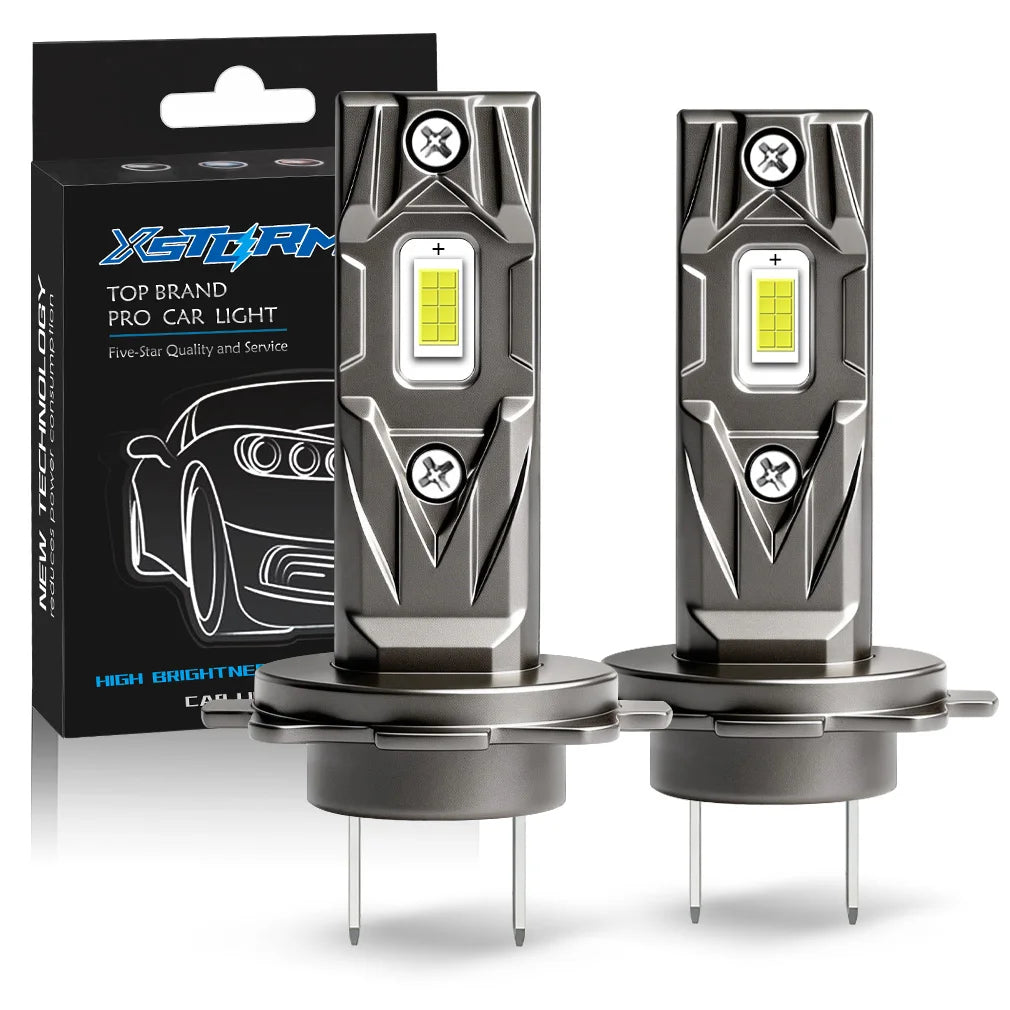 XSTORM H7 LED Lights Bulbs 6000K 120W Car Lights H1 H4 H11 LED Headlights Canbus Hb3 9005 Hb4 9006 60000LM Auto Lamps Plug&Play