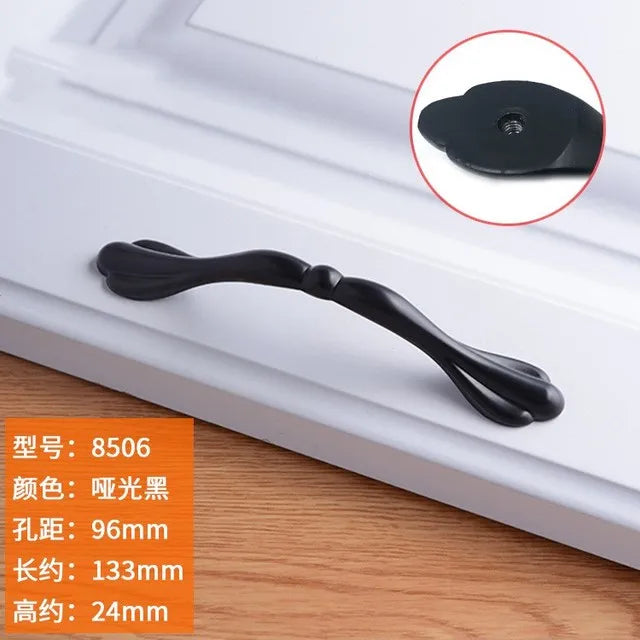 Black Handles for Furniture Cabinet Knobs And Handles Kitchen Handles Drawer Knobs Cabinet Pulls Cupboard Handles Knobs