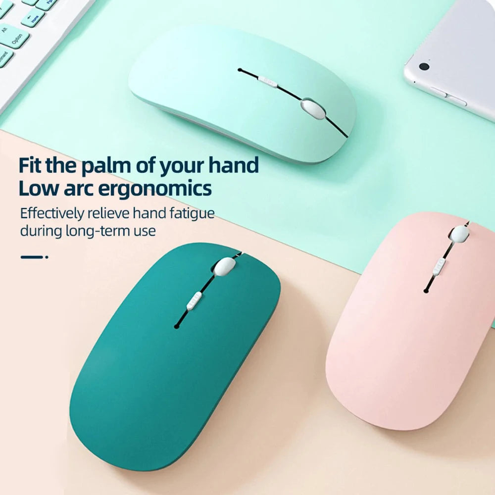 Wireless Bluetooth Mouse Gamer For MacBook iPad Laptop Computer Replaceable Battery Bluetooth Mouse Adjustable 800/1200/1600DPI