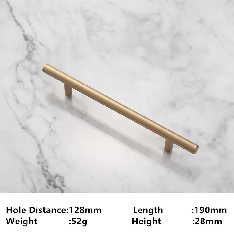 Handles Drawer Cabinet Furniture Kitchen Handles for Cabinet Knob Door Drawer Furniture Kitchen Knob Golden Simplicity Hardware