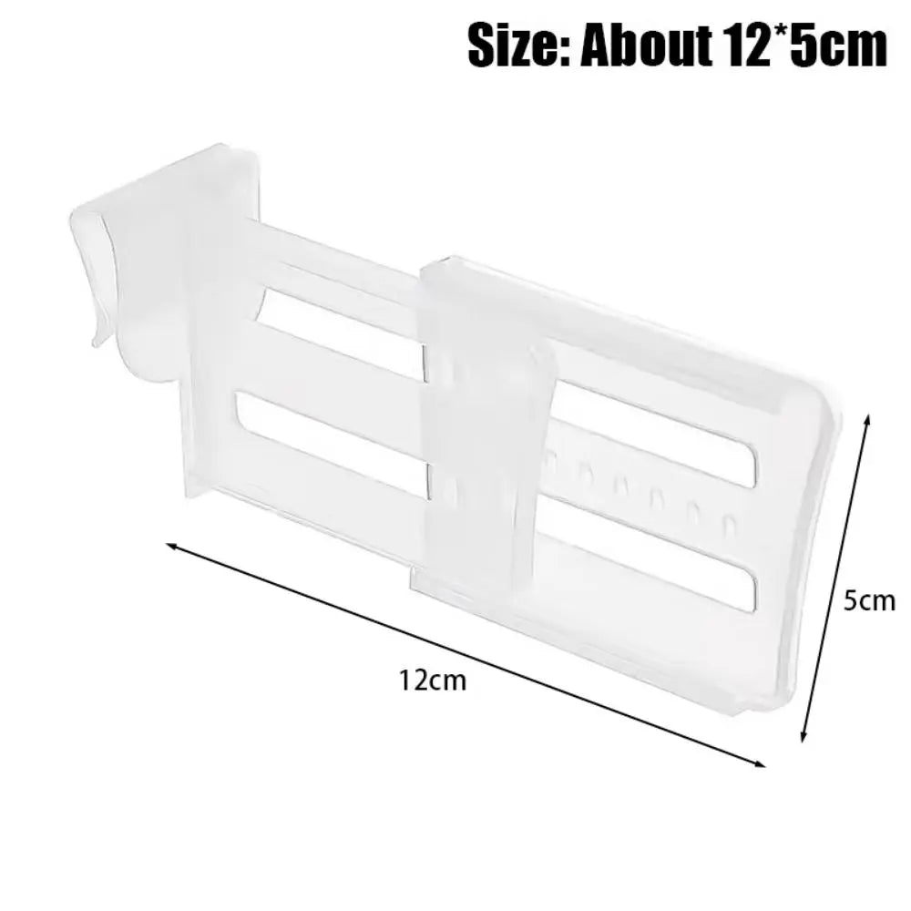 Storage Partition Board Shelf Separating Divider Clip Fridge Side Door Food Storage Rack Bottle Can Organizer Kitchen Accessory