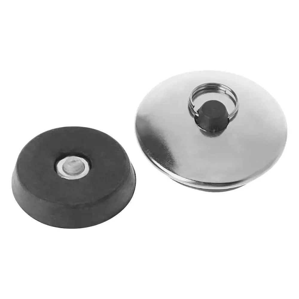 37/45.7/55.7mm Dia Bath Plug Stainless Steel Rubber Drain Stopper for Bathtub Washbasin Sink Kitchen Bathroom Accessories