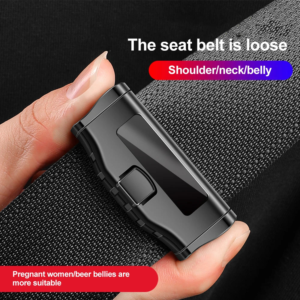 Car Seat Belt Limiter Buckle Seat Belt Adjustment Safety Clip Anti-slip Distance Limiter Fixed Buckle for Interior Accessories