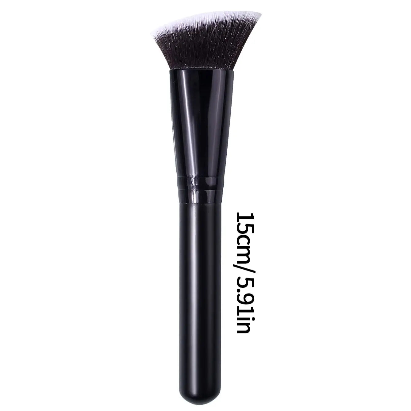 1PCS soft angled makeup brush, blush brush, contouring brush, powder brush, setting brush, contour brush, portable beauty tools