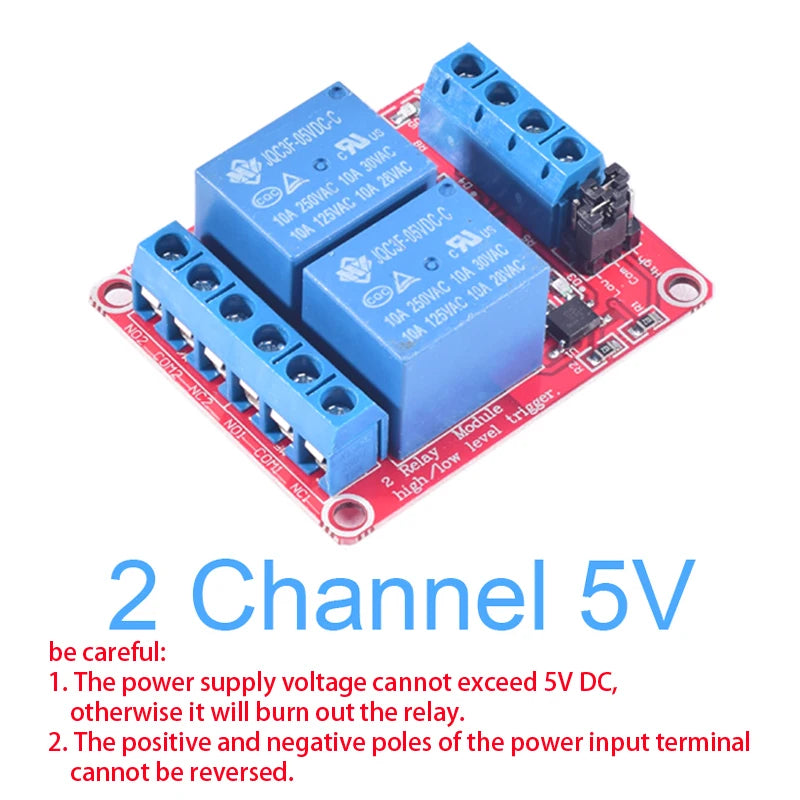 High/Low Level Trigger Relay Module 1/2/4/8 Channel 5V12V24V Home Intelligent Control Module With Optocoupler Isolation Output