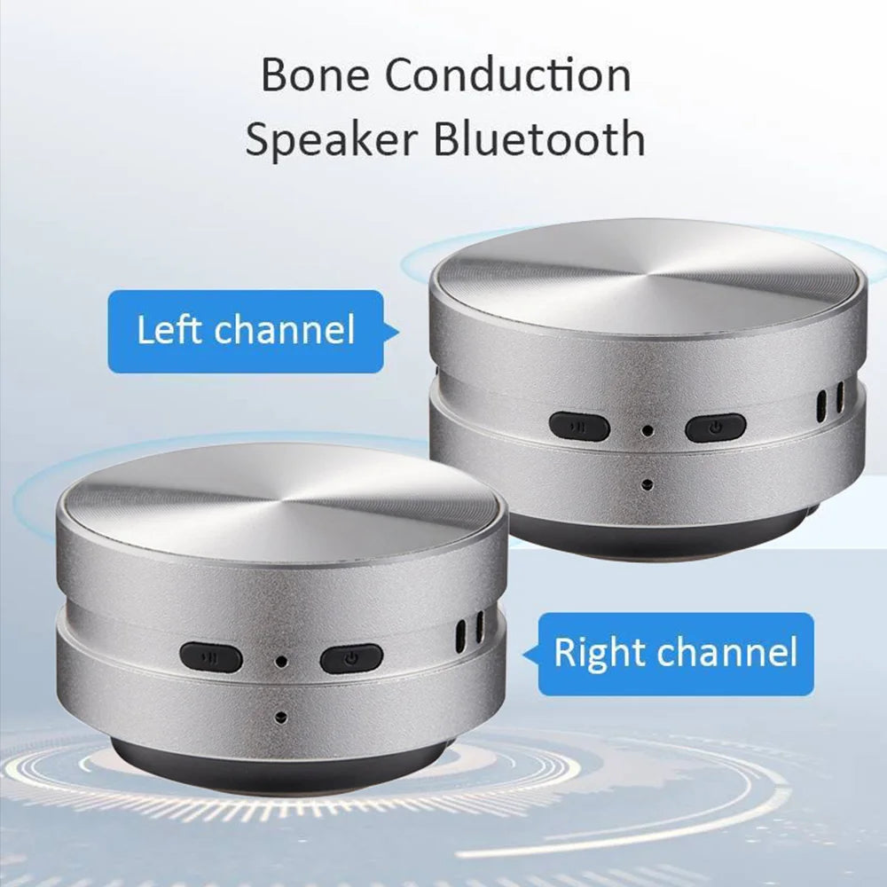 2026 New Bone Conduction Speaker Bluetooth-Compatible TWS Wireless Stereo Sound Hummingbird Speaker With FM Radio Dropshipping