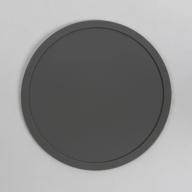 3.9 inches Anti-slip Silicone Coasters Heat Resistant Tea Cup Mat Lots Drink Coffee Mug Glass Beverage Holder Pad Kitchen Tool