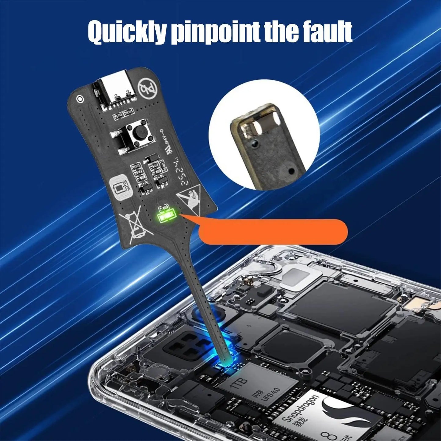 Inductance Tester for Mobile Phone Maintenance essential tool Motherboard Faults Detection Electromagnetic Induction Meter