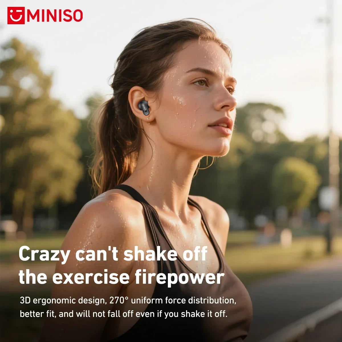 MINISO MS105 Bluetooth Earphone In-Ear Earbuds Soft Earbuds Wireless Headphones Waterproof IPX5