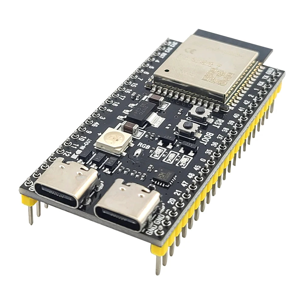 ESP32-S3 Development Boards with Expansion Adapter Kit 2.4G Wifi BT Module ESP32-S3-1 N8R2 N16R8 44Pin Type-C ESP32-S3