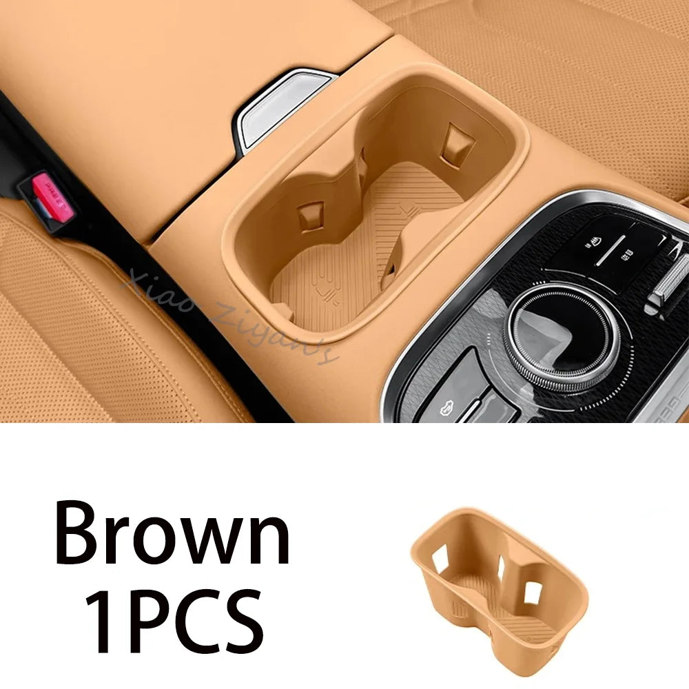 For Geely Galaxy EX5 EM-i E5 EM-i BelGee X80 PHEV P145 2025 2026 2027 Car Silicone Cup Sleeve Charging Pad Interior Accessories