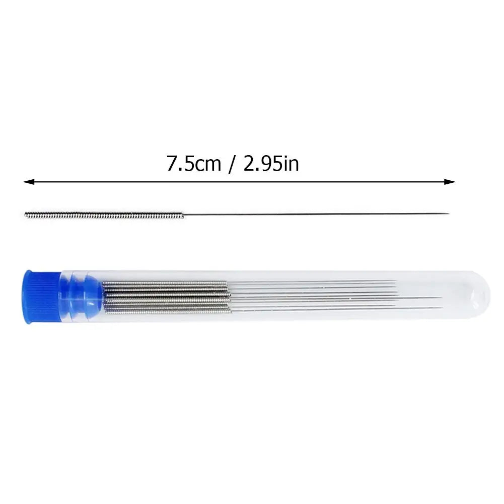 Upgrade 10pcs Cleaning Nozzle Tool Kit - Windshield Wiper, 3D Printer Head, Gas Stove Vent, Showerhead Needle Tube Brush