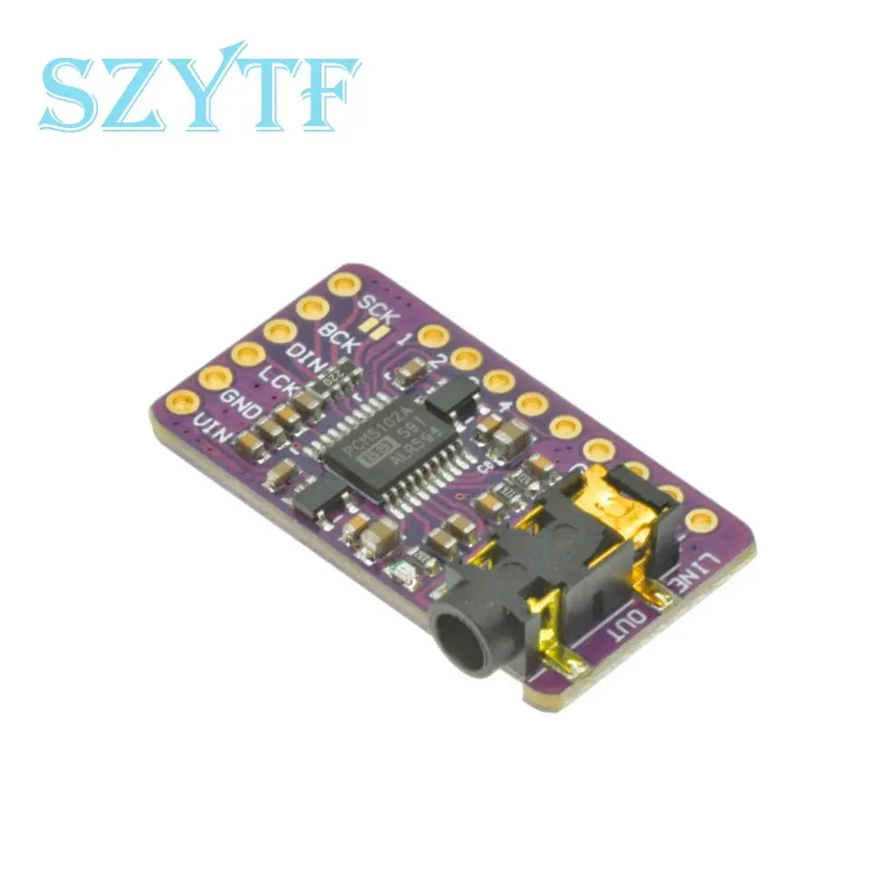 Interface I2S PCM5102 DAC Decoder GY-PCM5102 I2S Player Module For Raspberry Pi PHAT Format Board Digital PCM5102A Audio Board