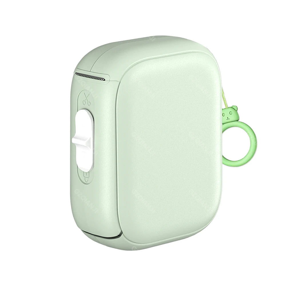Portable Mini Labeling Printer Marklife P12 Thermal Adhesive Sticker Pocket Label Maker or 1Roll Spacer/Continues Label Paper