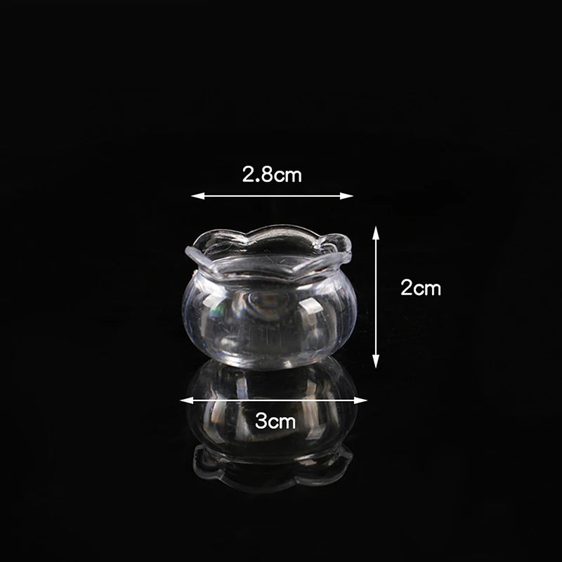 Cute 1/12 Dollhouse Miniature Water Bucket 1:12 Fairy Home Kitchen Pretnd Play Game Accessories 14.8x22.6mm 3.5x3x2.5cm
