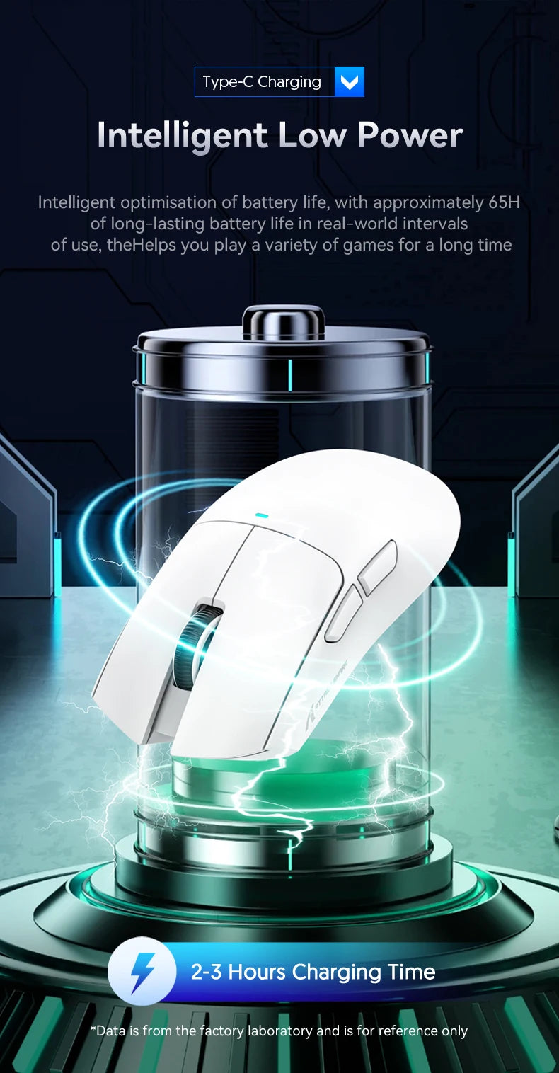 ATTACK SHARK X11-Mouse Tri-Mode Lightweight Gaming Mouse,PAW3311,22000DPI,400IPS,40G,1K Return Rate,Magnetic Fast Charging