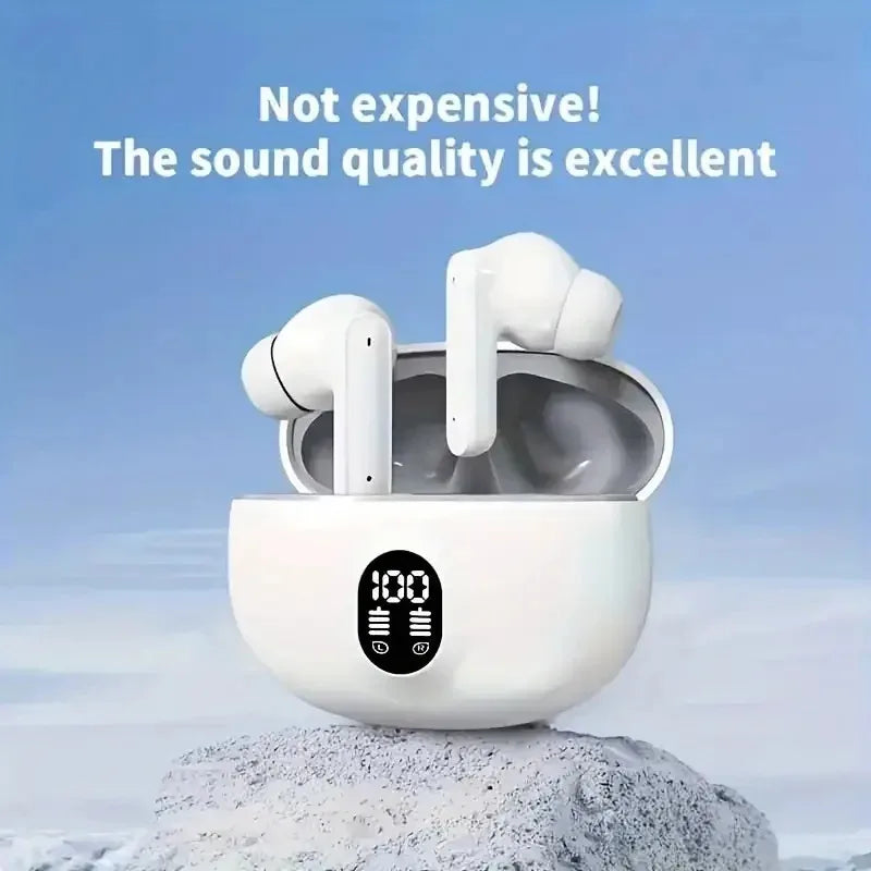 Wireless Headsets Bluetooth Earphone Wireless Earbuds LED Power Display Sport Headphone with Mic for Smart Phone
