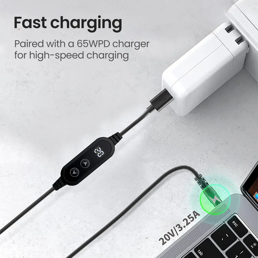 USB C to DC Power Boost Cable Type C To DC Fast Charging 5V To 12V Boost Converter Cable Adapter For Wireless Router TV BOX