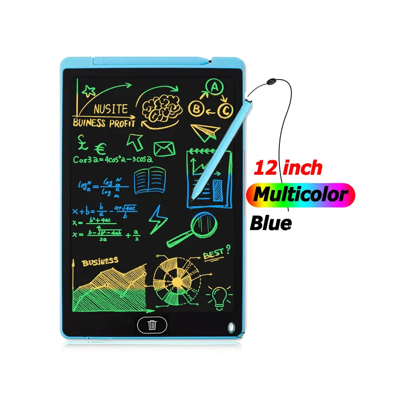 12 Inch Digital Drawing Tablet with LCD Screen Electronic Handwriting Pad for Learning And Creativity Writing Board