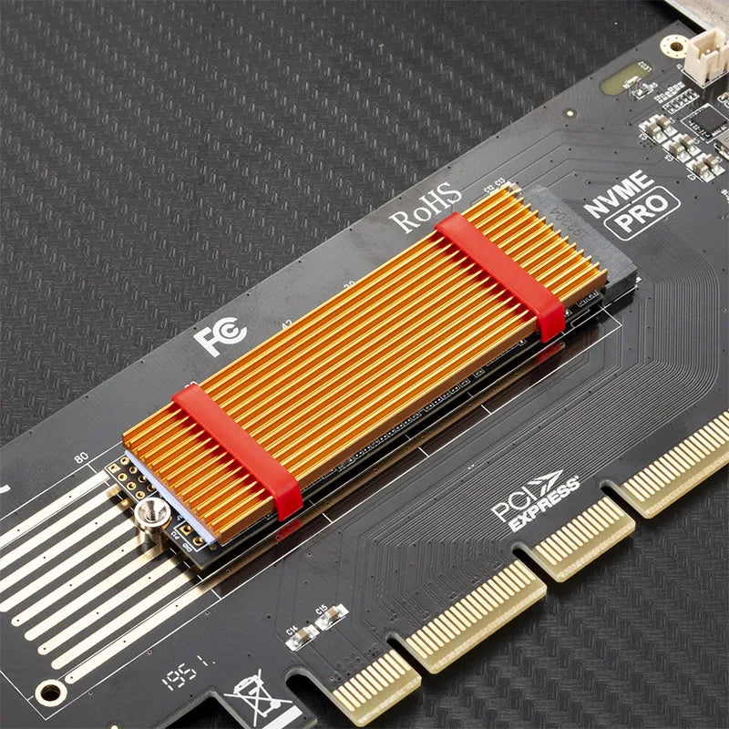 GPUHOLD Aluminum M.2 SSD Cooler Heatsink NVME NGFF 2280 SSD Cooler For PS5 PC Laptop Solid State Hard Disk Radiator