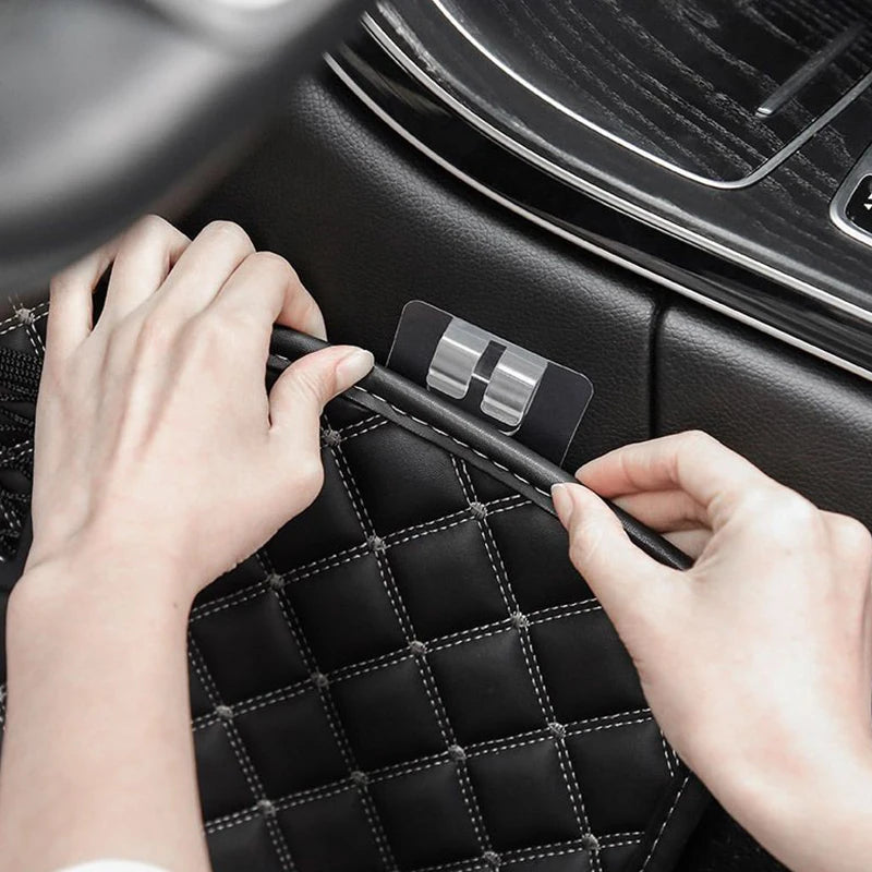 10pcs Car Floor Mat Clips Universal Adhesive Hook Car Floor Mat Clips Reusable Multipurpose Car Mat Fixing Buckles Waterproof