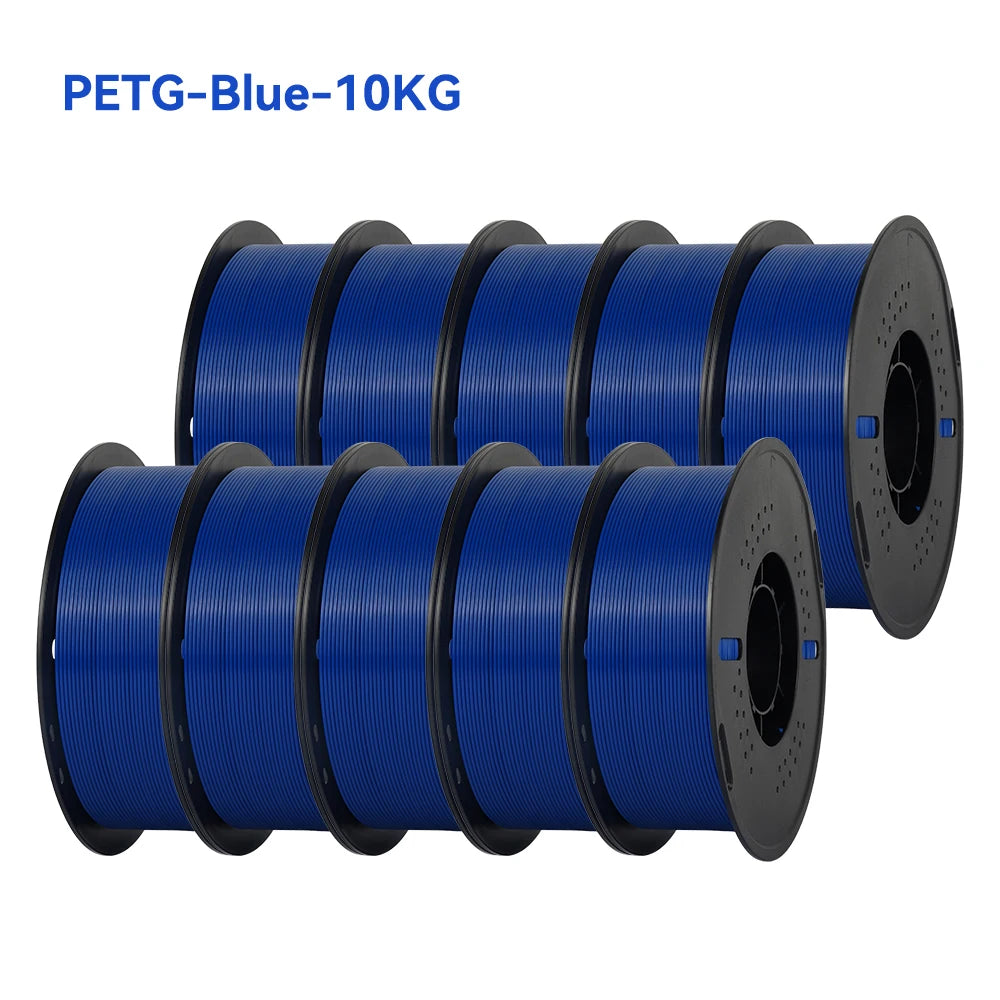 10KG 1.75mm PETG Filament Tangle-Free, High Quality 3D Printing Eco-friendly Plastic Consumables 22LBS, Vacuum Packaging 3D Printing