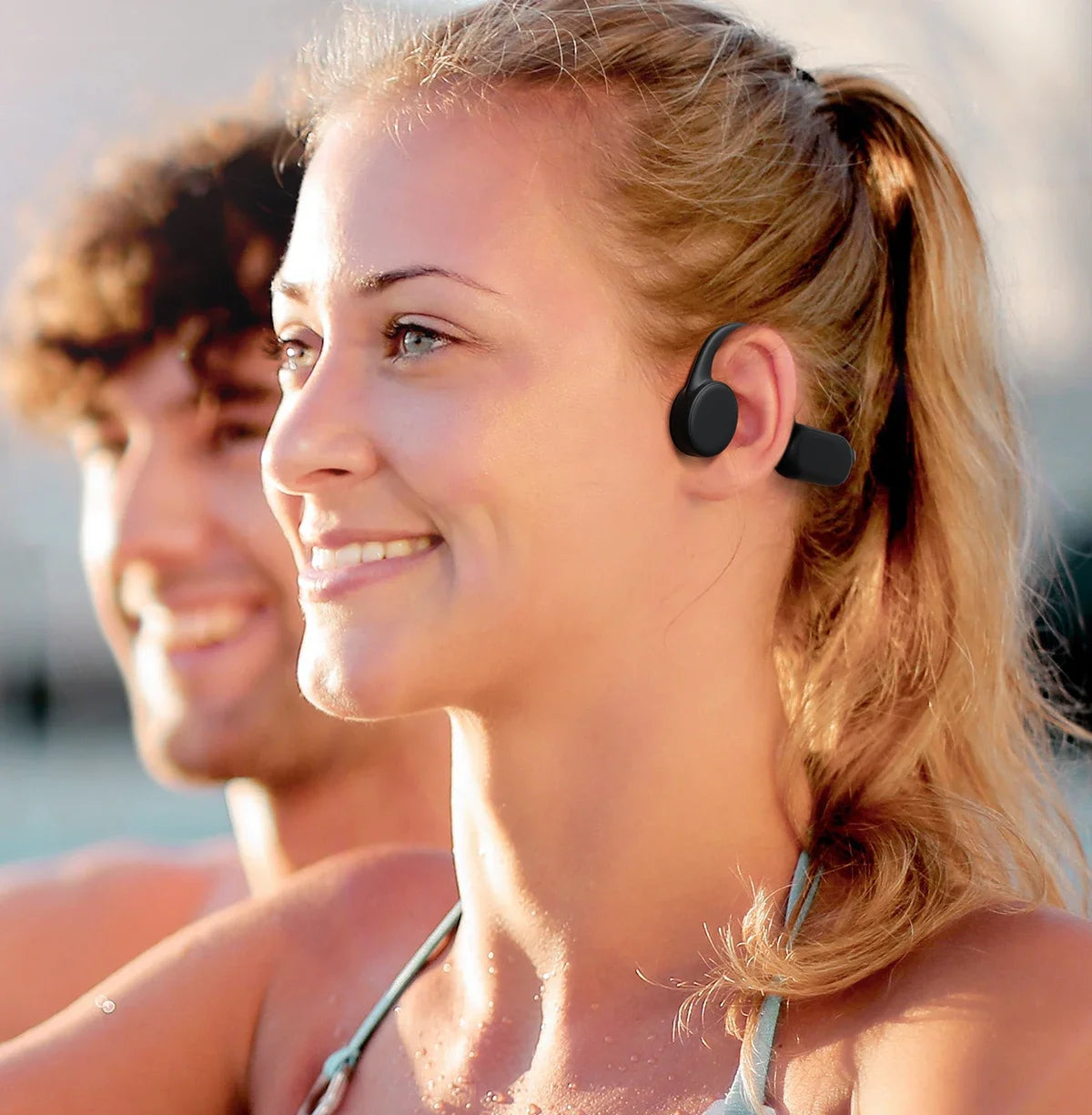 Wireless Earphones for shokz open Sports Bone Conduction Bluetooth IPX8 Waterproof Headphones With 32G RAM Mp3 Music Headset