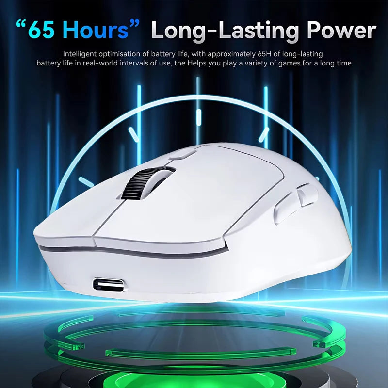 M348 2.4G Wireless Mouse Rechargeable 500mAh Bluetooth-Compatible Mouse Gamer Bluetooth Mouse For Laptop/Notebook/iPad/Tablet