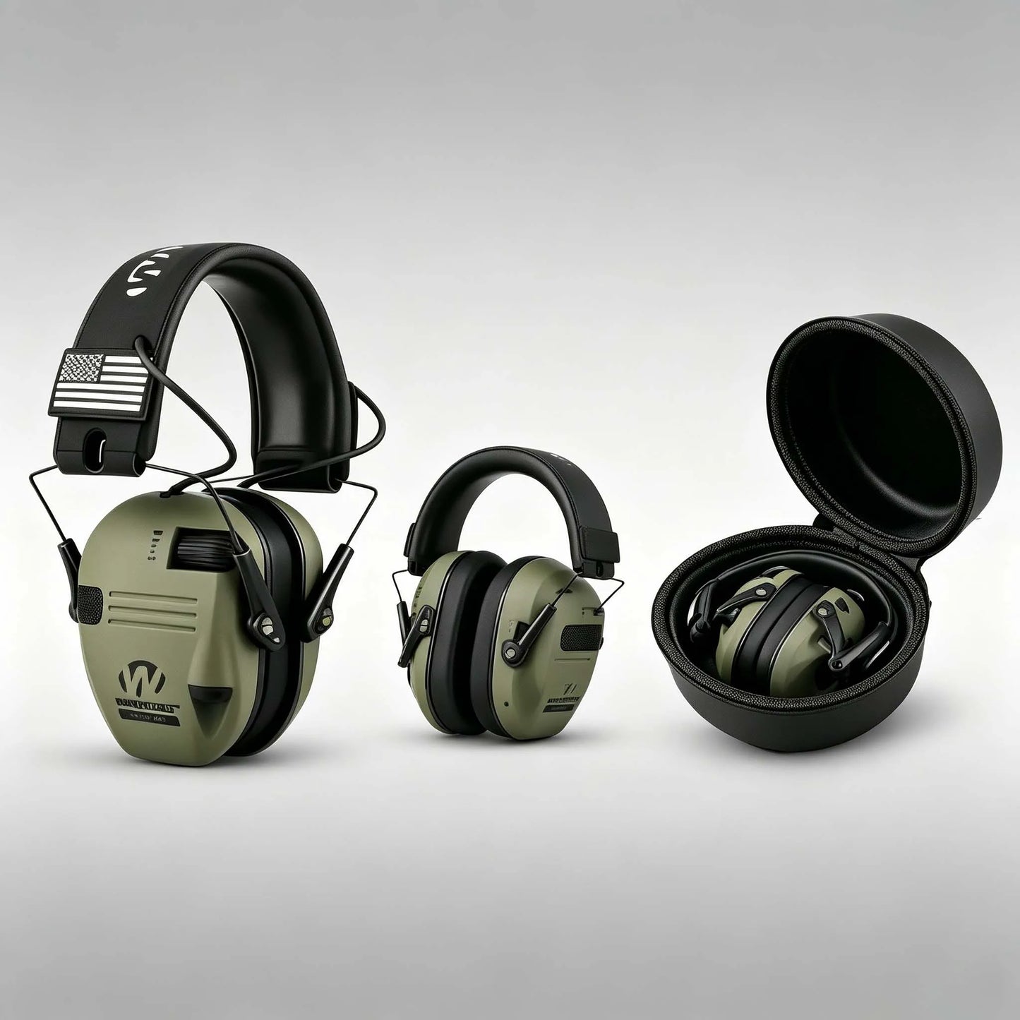 Outdoor hunting/shooting earmuffs actively reduce noise to protect hearing, train tactical headphones to strengthen human voice