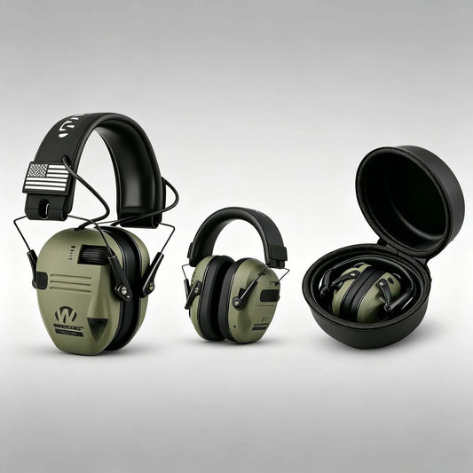 Outdoor hunting/shooting earmuffs actively reduce noise to protect hearing, train tactical headphones to strengthen human voice