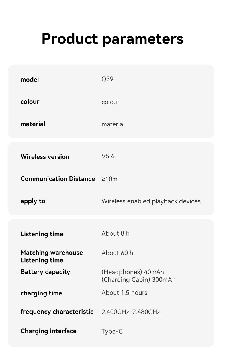 3-in-1 AI Translator Earbuds 144 Languages Noise Cancelling Bluetooth 5.4 Headset Instant Translator Smart Voice Real Time