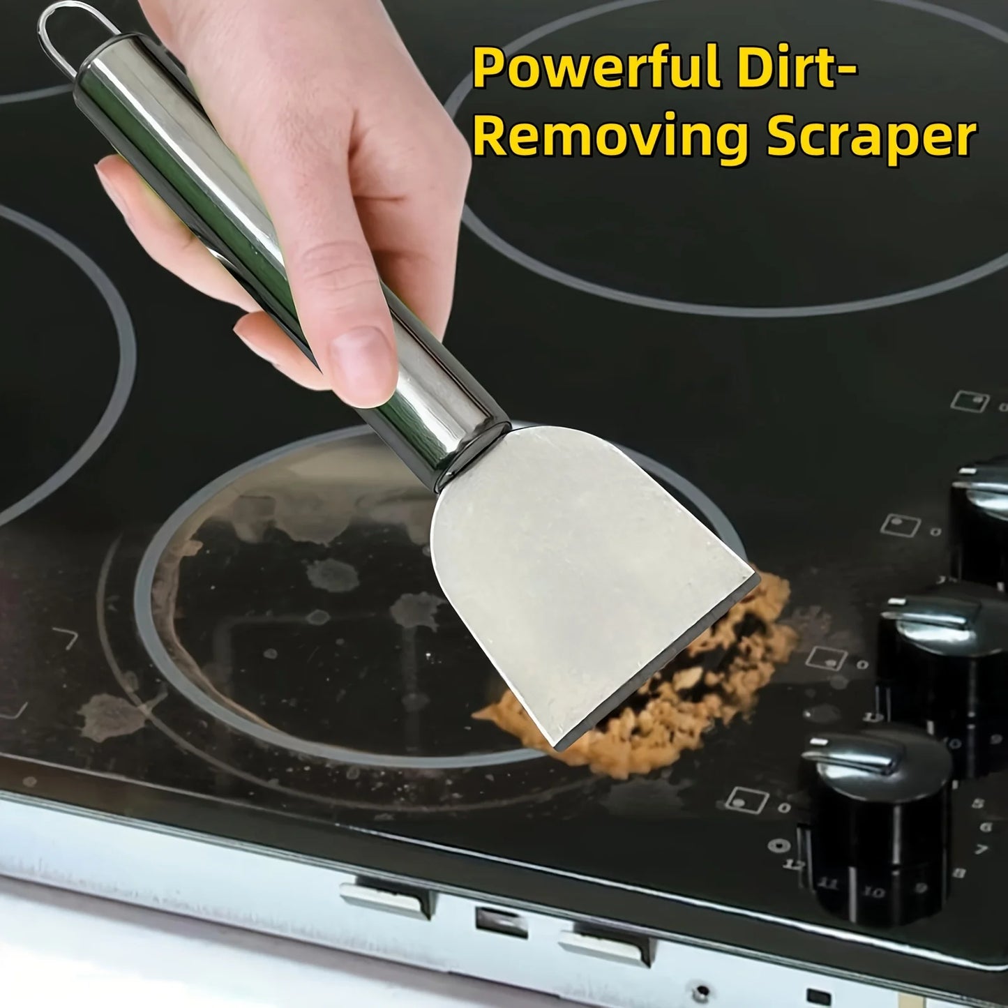 Versatile cleaning scraper Durable metal stainless steel glue remover Snow shovel for kitchen, bathroom and home use