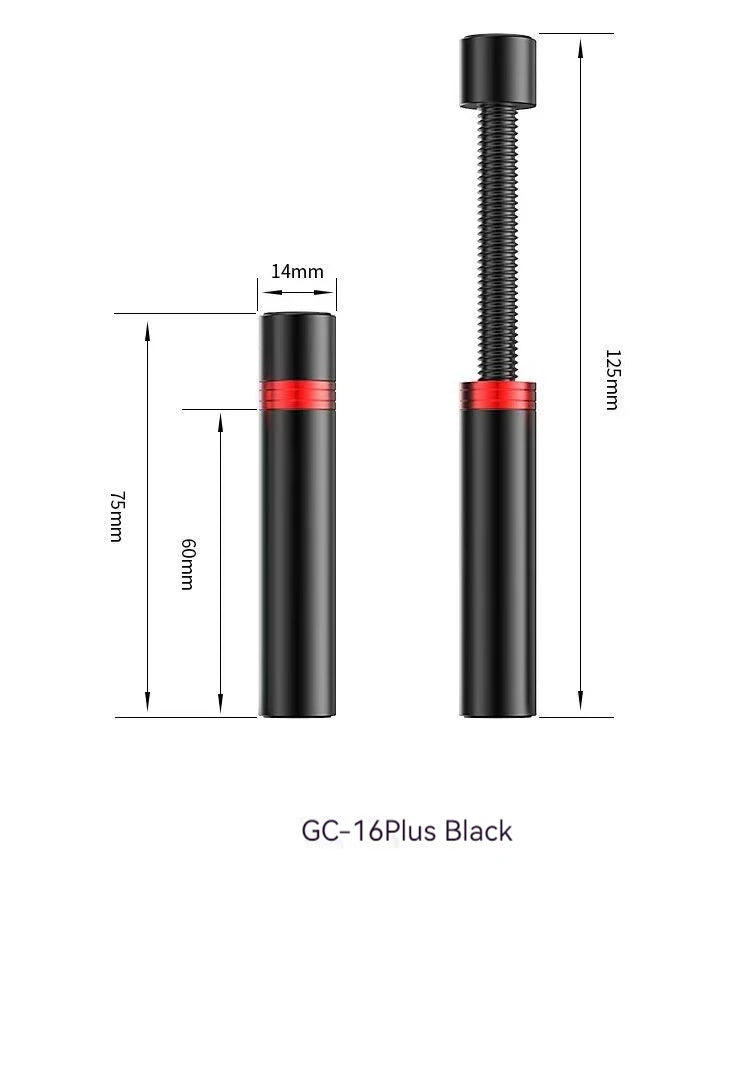 COOLCIRC GC-16 Graphics Card GPU Holder Magnetic Video Card Bracket Vertical Telescopic GPU Stand Support 27-120mm