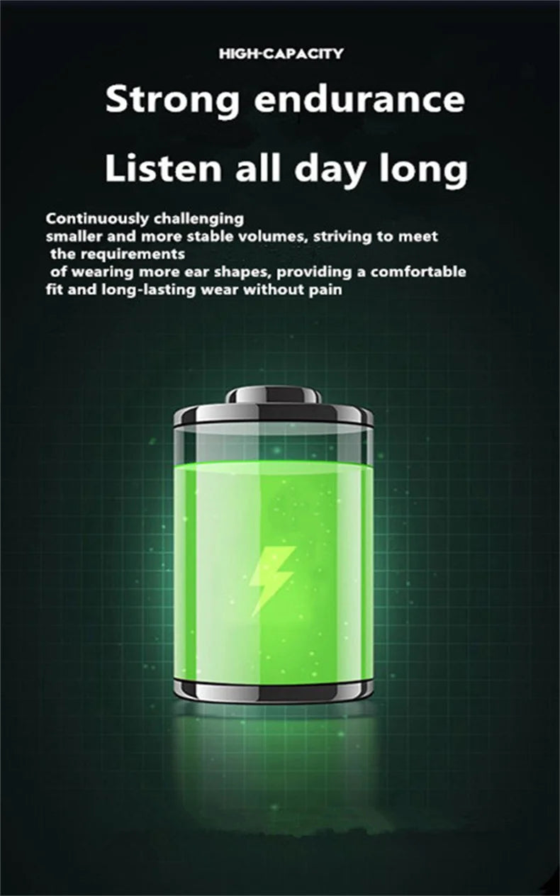 STTKGZD Earphone Clip Wireless Bluetooth Headphone Bone Conduction Headset High Quality TWS Auriculares Sport Noise Canceling
