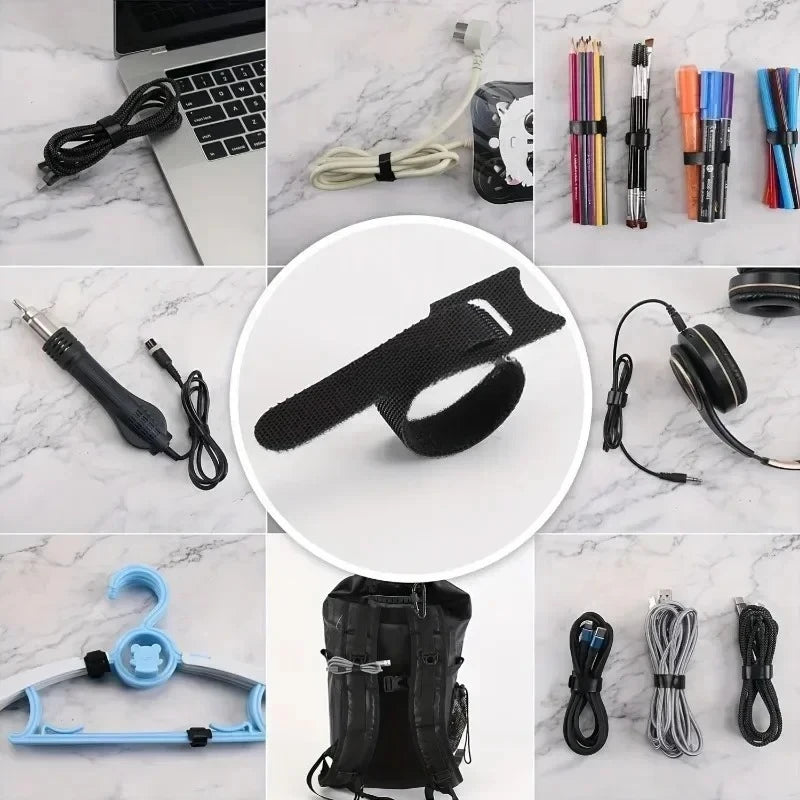 50PCS Cable Organizer Cable Management Cable Winder Tape Protector for Wire Ties Phone Accessories Organizador Cables Orginazer
