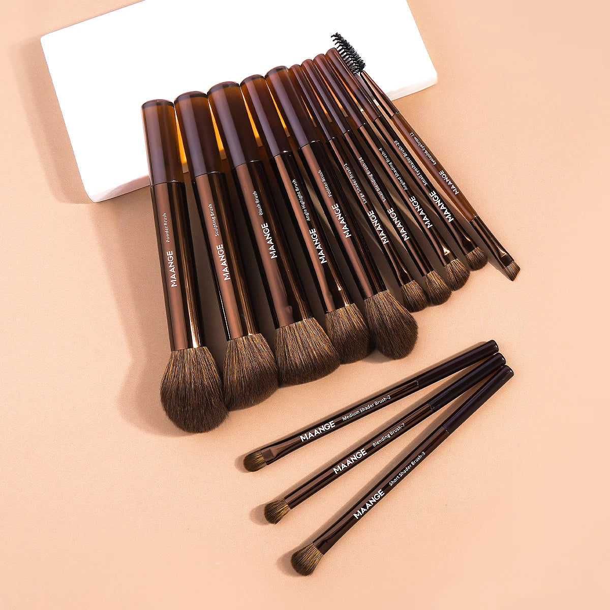 13pcs Makeup Brush Set Foundation Concealer Powder Eyeshadow Blush Brush Kabuki Blending Cosmetic Makeup Beauty Tool for Face