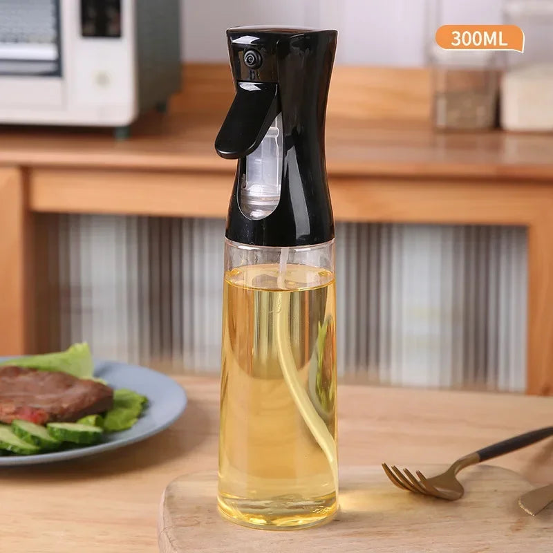 Household Use Oil Bottle Kitchen Home Outdoor Portable Spice Shaker Foggy Air Fryer Oil Kettle Things Spray Tools Gadgets Dining