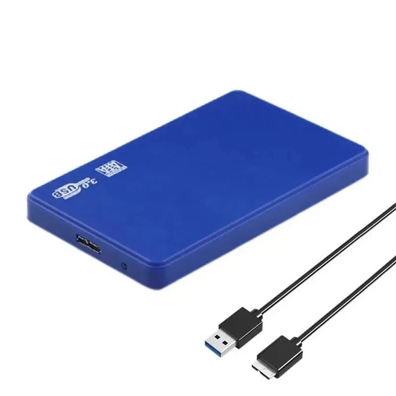 2.5" SATA to USB3.0 HDD Enclosure Mobile Hard Drive Cases for SSD External Storage HDD Box With USB3.0 Cable ABS for PC Laptop