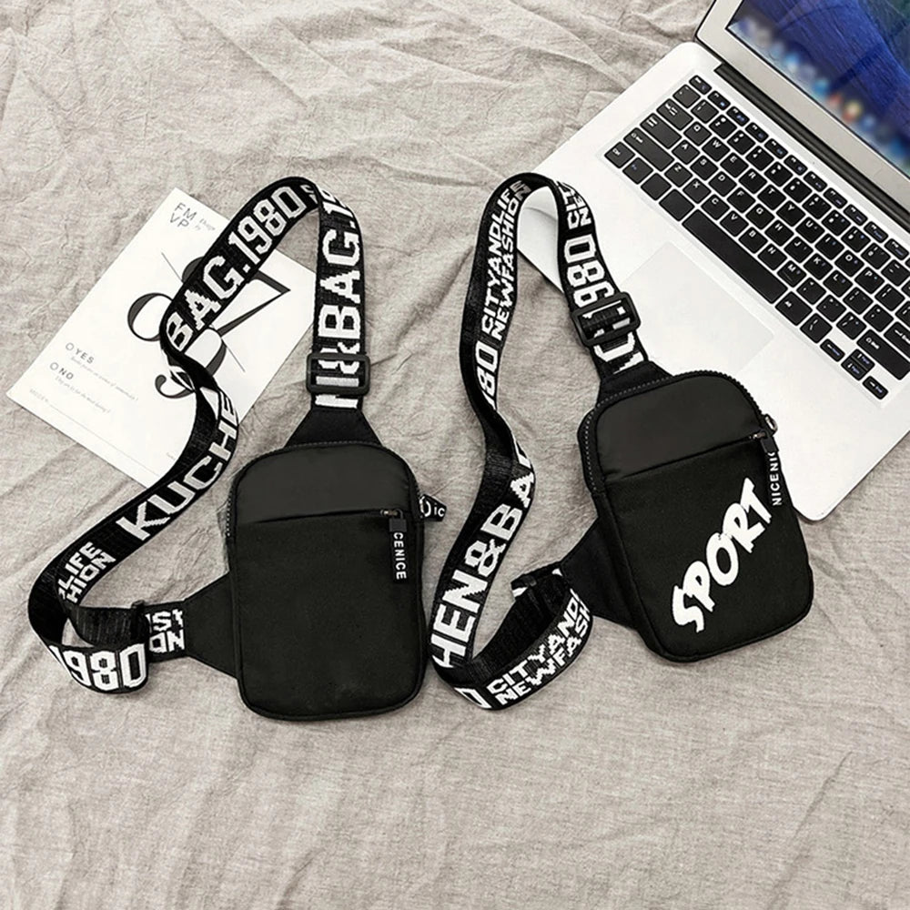 Man's Messenger Bag Men's Shoulder Bag INS Trend Small Backpack Mobile Phone Square Bag Crossbody Bags Organizer Bag