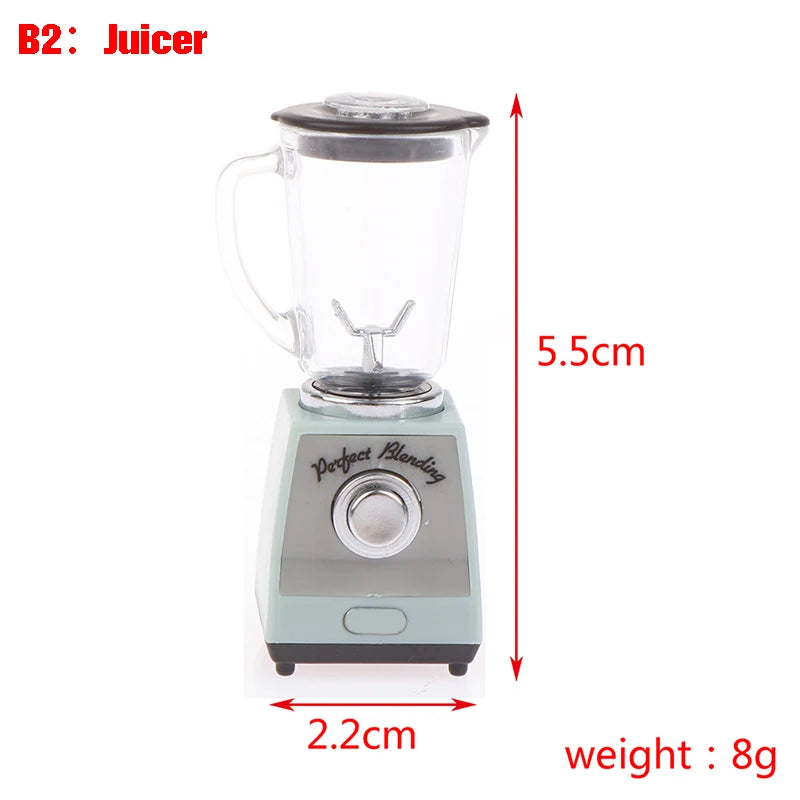 1PC Dollhouse 1/12 Scale Mini Bread Machine With Toast Miniature Dollhouse Kitchen Access Toaster Cute  Home Decoration