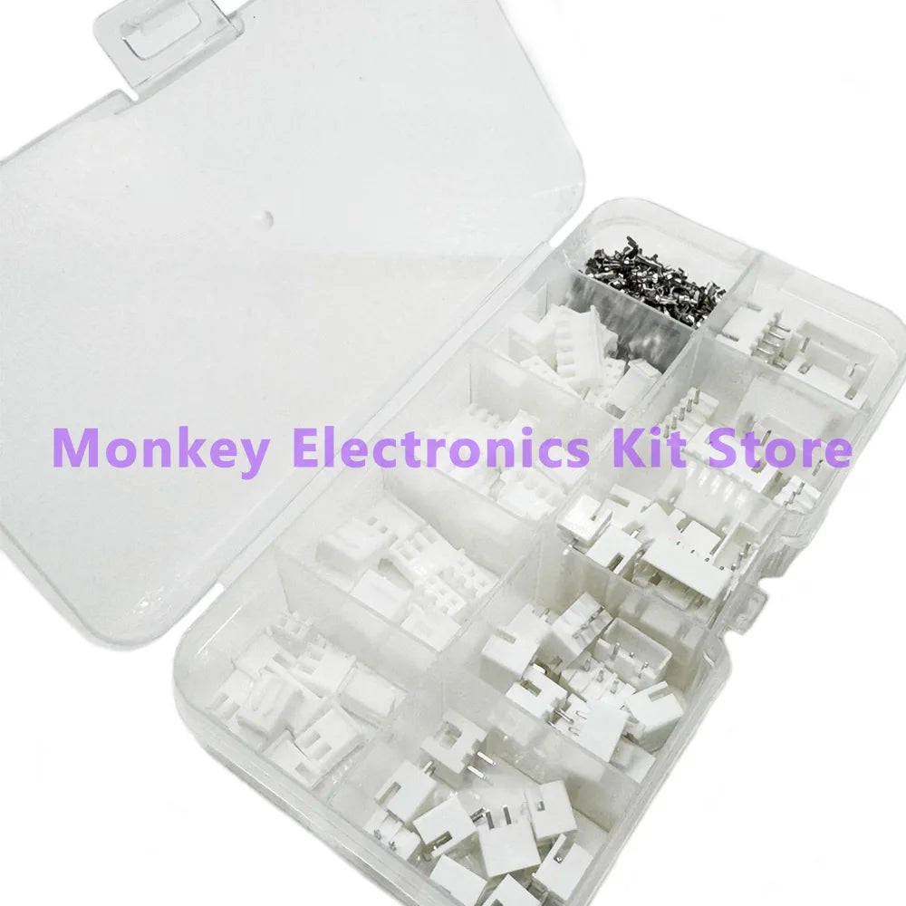 230 Pieces 2/3/4/5p Male and Female Pin Terminal Kit Housing Pin Header  XH-2.54 4Value Connectors Adaptor