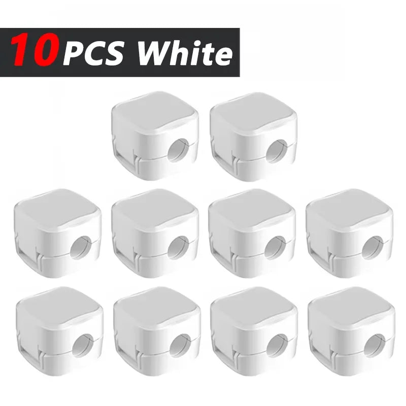 Magnetic Cable Clip Cable Holder,Adhesive Wire Keeper Cord Cable Organizer ,Usb Charging Line Winder For Office Desktop Home