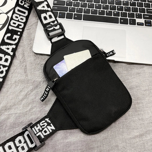 Man's Messenger Bag Men's Shoulder Bag INS Trend Small Backpack Mobile Phone Square Bag Crossbody Bags Organizer Bag