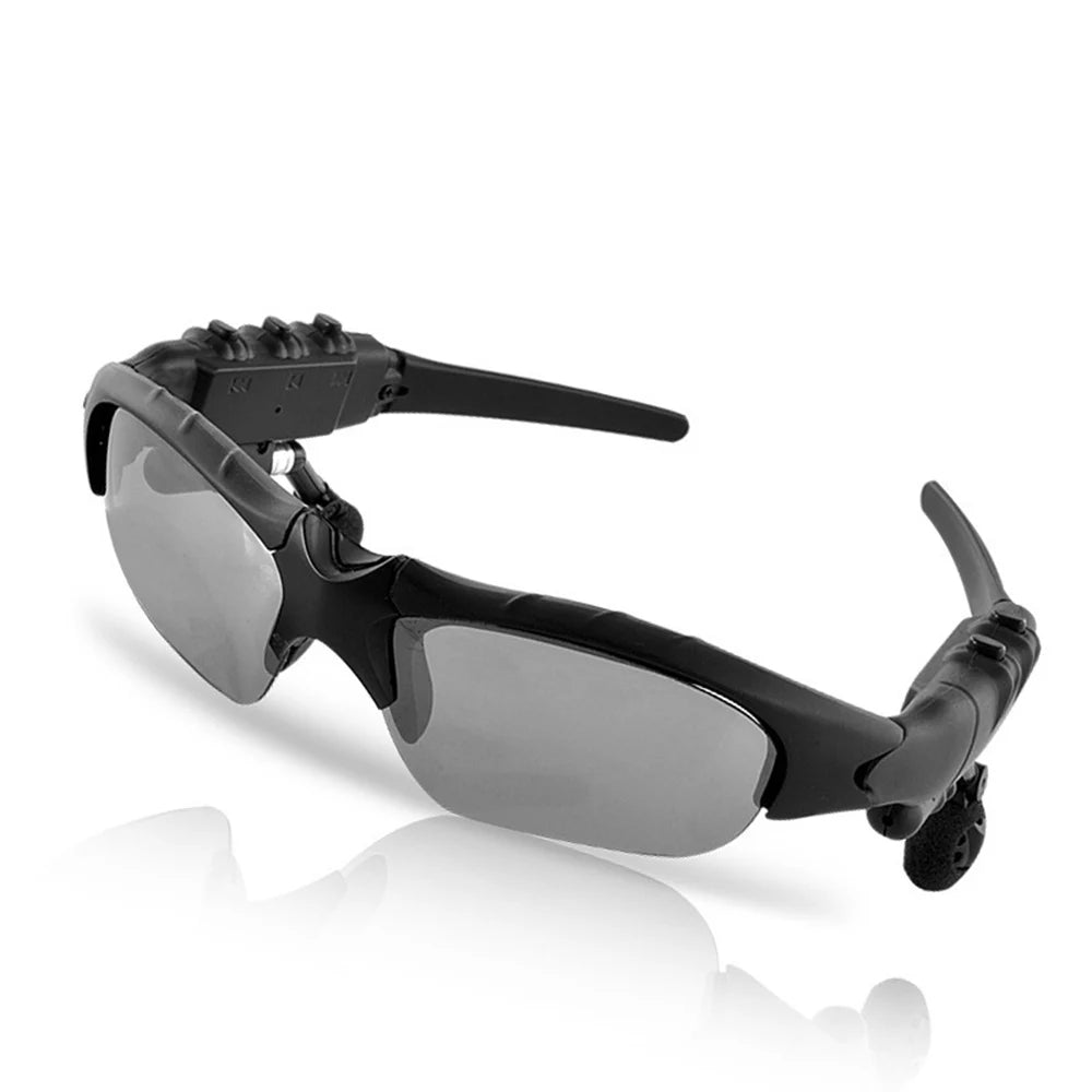 Bluetooth Wireless Polarized Sunglasses UV-Protection Polarized Lenses Sunglasses Headphones for Meeting Travel Hiking Sports