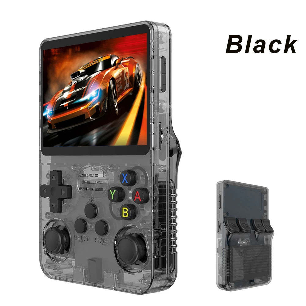 BOYHOM Original R36S Retro Handheld Video Game Console Linux System 3.5 Inch IPS Screen R35s Pro Portable Pocket Video Player 64GB Games 1G Ram