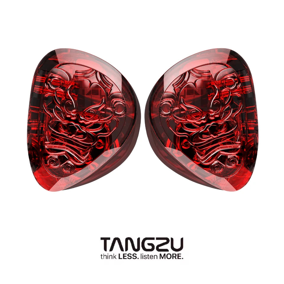 TANGZU WANER 2 Red Lion Bass Edition Dynamic Driver In-ear Earphones High-Quality Sound Comfortable Wearing Wired Earbuds