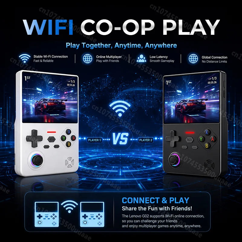 GUSGU H7 128GB Handheld Game Console Open Source Linux System 4.5" IPS Screen Portable Pocket Retro Video Game Player